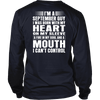 Limited Edition ***September Guy Heart On Sleeve Back Print*** Shirts