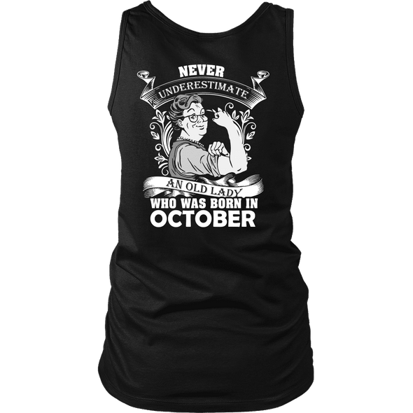 Limited Edition ***Old Lady Born In October*** Shirts & Hoodie