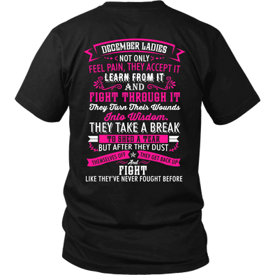 Limited Edition ***December Ladies*** Back Print Shirts & Hoodies