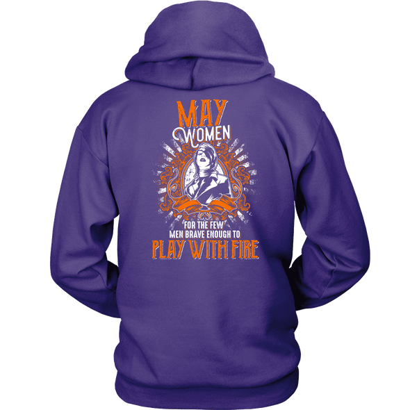 Limited Edition May Women Play With Fire Back Print Shirt