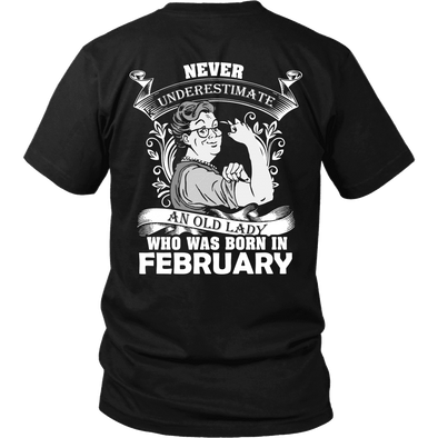 Limited Edition ***Old Lady Born In February*** Shirts & Hoodies