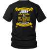 * Limited Edition Born In June With My Heart Back Print Shirt*