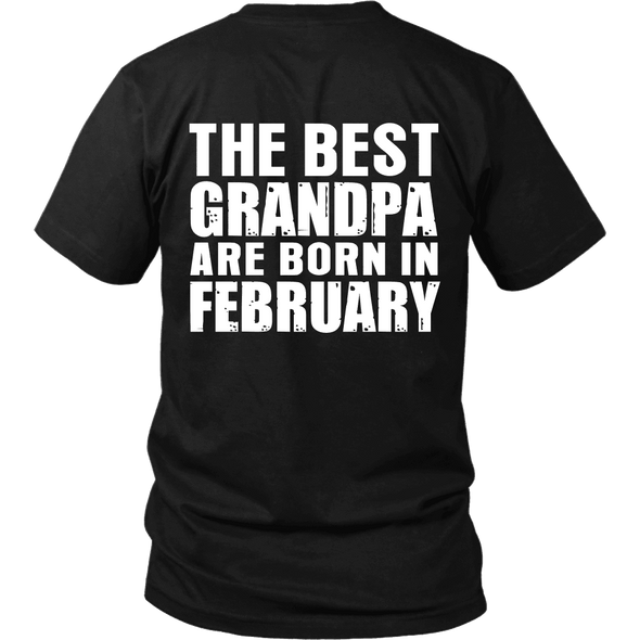 Limited Edition ***Best Grandpa Born In February*** Shirts & Hoodies