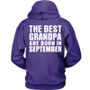 Limited Edition ***Best Grandpa Born In September*** Shirts & Hoodies