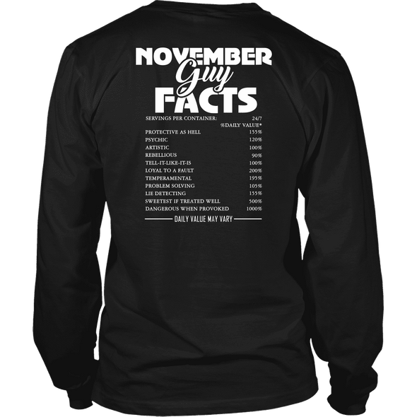 Limited Edition *** November Guy Facts*** Shirts & Hoodies