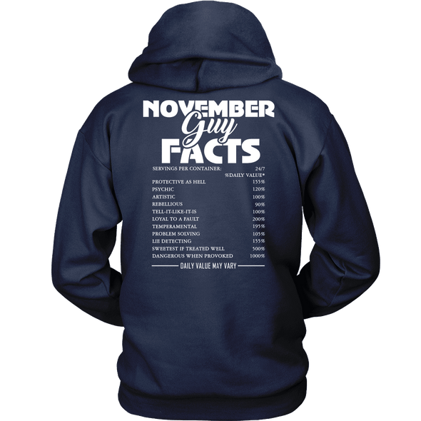 Limited Edition *** November Guy Facts*** Shirts & Hoodies
