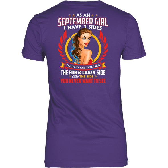 Limited Edition ***September Girl 3 - Sided*** Shirts & Hoodies