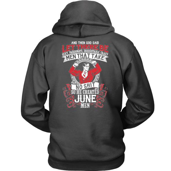 Limited Edition **God Created June Men** Shirts & Hoodies
