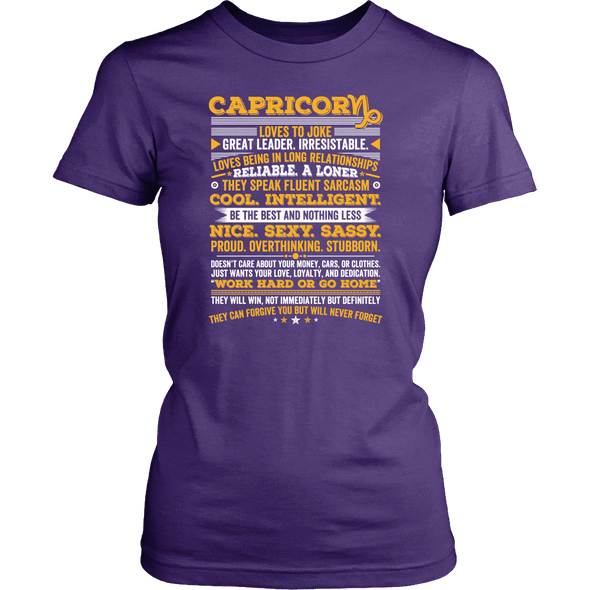 A Capricorn Long Quote Shirt, Hoodie & Tank