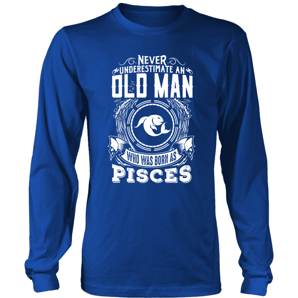 Old Man Pisces Shirt, Tank & Hoodie
