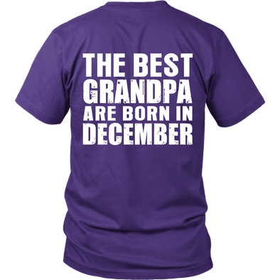 Limited Edition ***Best Grandpa Born In December*** Shirts & Hoodies