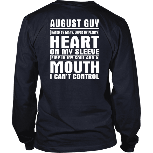 Limited Edition ***August Guy - Can't Control Mouth Back Print*** Shirts & Hoodies