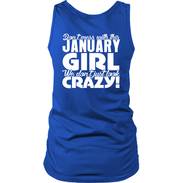Limited Edition ***January Crazy Girl*** Shirts & Hoodies