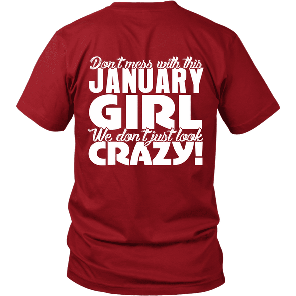 Limited Edition ***January Crazy Girl*** Shirts & Hoodies