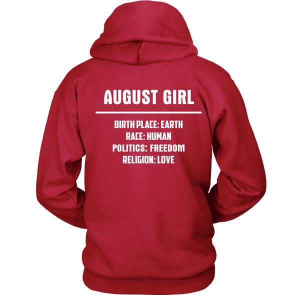 Limited Edition ***August Girl Birth Place*** Shirts & Hoodies