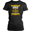 * Limited Edition Born In July With My Heart Front Print Shirt *