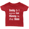 Limited Edition Infant - Mommy's The Boss Shirt
