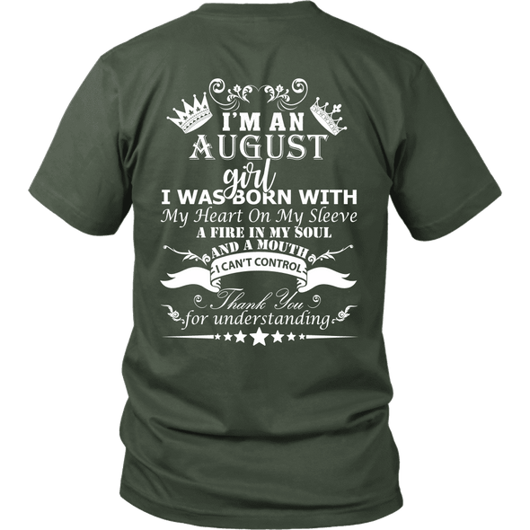 August Born Girl White Printed Shirts