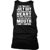 Limited Edition ** July Guy Heart On Sleeve Back Print*** Shirts & Hoodies