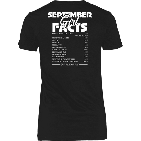 Limited Edition ***September Girl Facts*** Shirts & Hoodies
