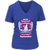 September Women Who Loves Pitbull Shirt, Hoodie & Tank