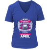 April Women Who Loves Pug Shirt, Hoodie & Tank