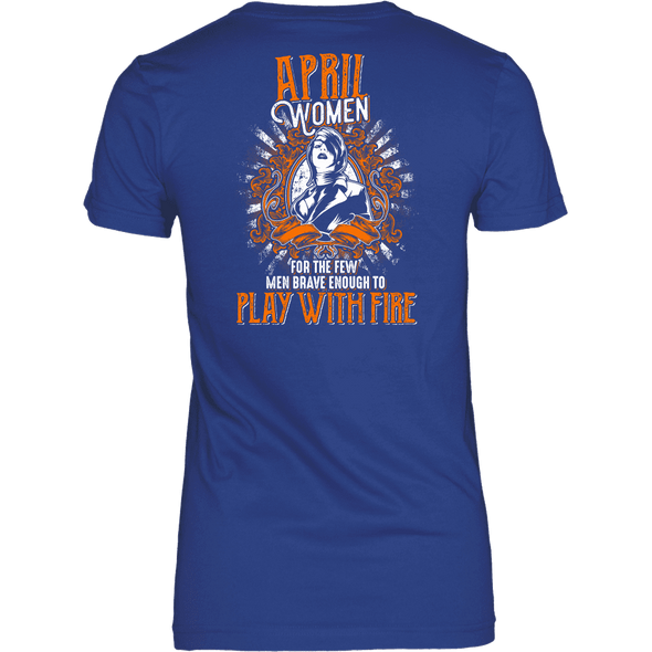 Limited Edition February Women Play With Fire Back Print Shirt