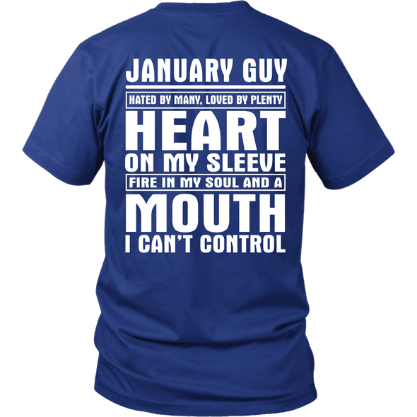 Limited Edition ***January Guy - Can't Control Mouth Back Print*** Shirts & Hoodies