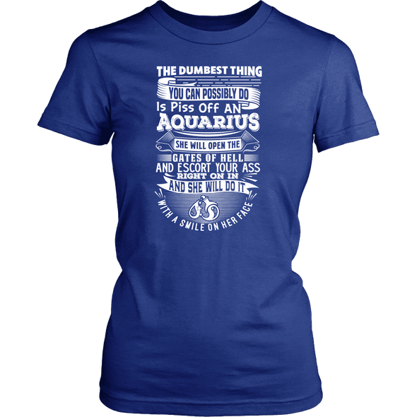 The Dumbest Thing Aquarius  Women Shirt, Hoodie & Tank