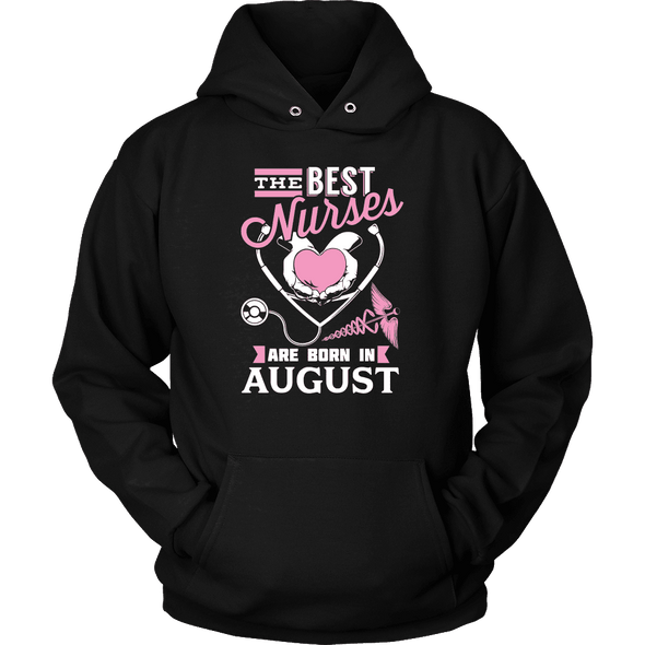 Best Nurses Are Born In August Women Shirts, Hoodie & Tank