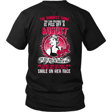 Limited Edition ** Piss Of August Girl** Shirts & Hoodies**