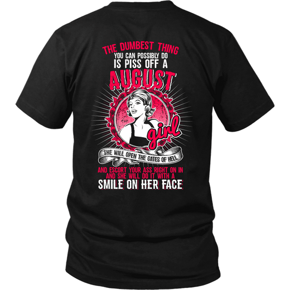 Limited Edition ** Piss Of August Girl** Shirts & Hoodies**