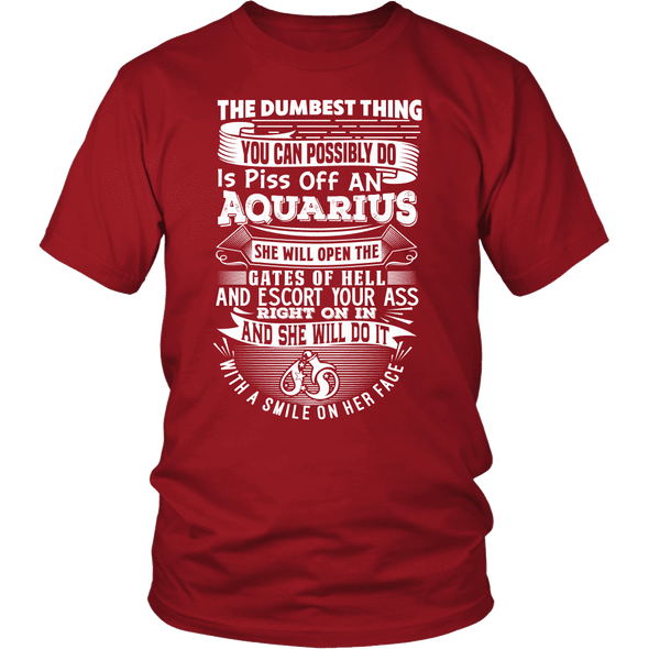 The Dumbest Thing Aquarius  Women Shirt, Hoodie & Tank