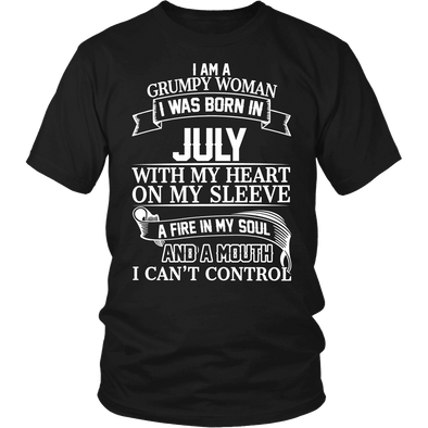 Limited Edition July Grumpy Women White Front Print