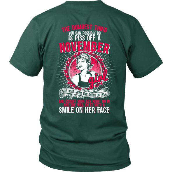 Limited Edition ***Piss Of November Girl*** Shirts & Hoodies