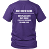 Limited Edition **October Girl Birth Place** Shirts & Hoodies