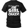 Limited Edition ***June Crazy Girl*** Shirts & Hoodies