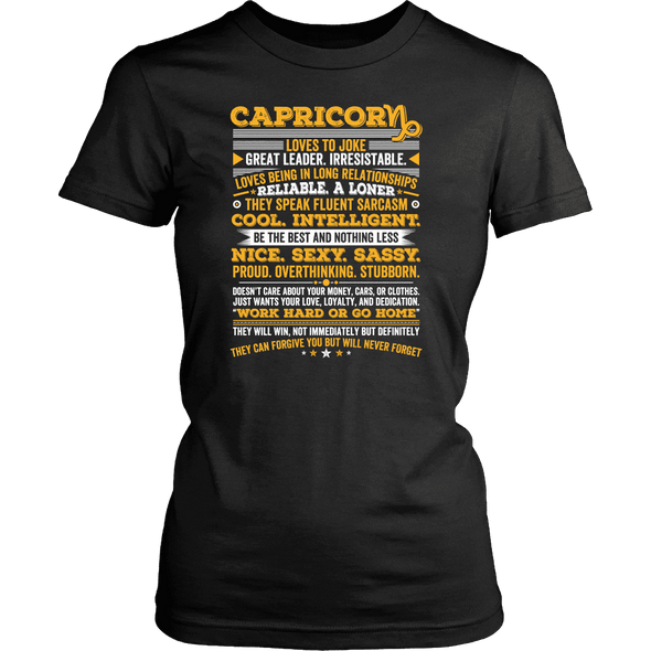 A Capricorn Long Quote Shirt, Hoodie & Tank