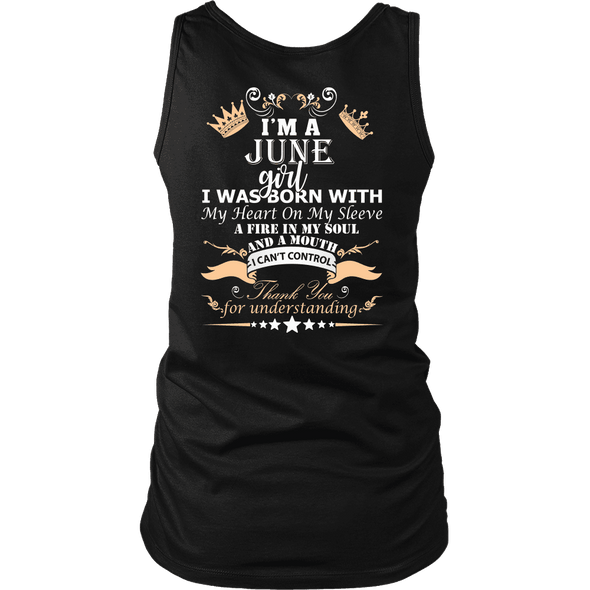June Born Girl Back Printed ***Limited Edition*** Shirts