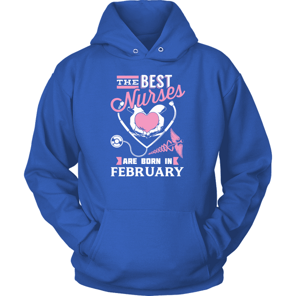 Best Nurses Are Born In February Women Shirts