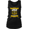 * Limited Edition Born In July With My Heart Front Print Shirt *