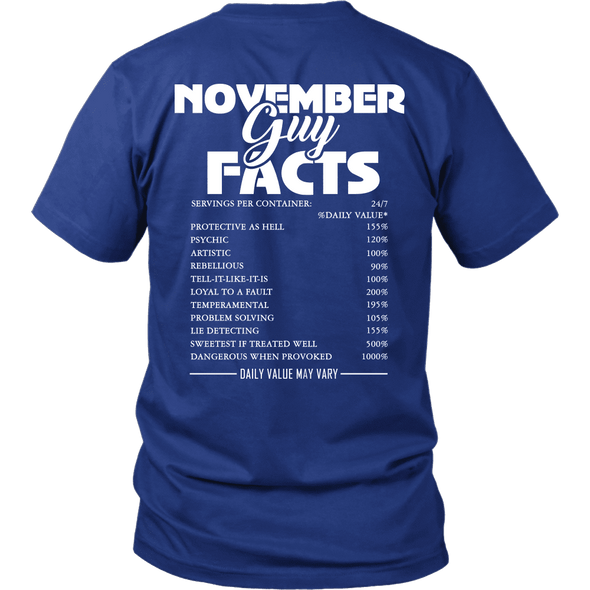 Limited Edition *** November Guy Facts*** Shirts & Hoodies