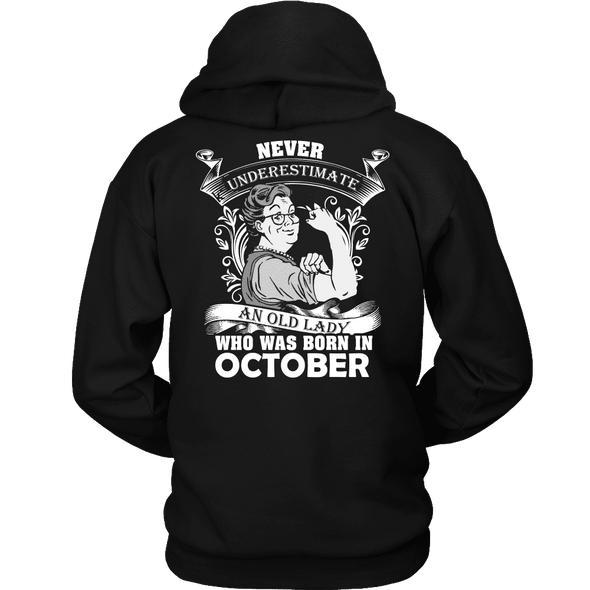 Limited Edition ***Old Lady Born In October*** Shirts & Hoodie