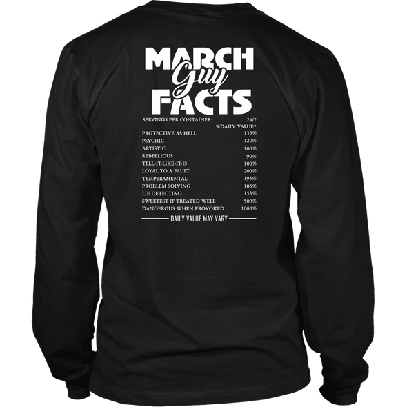 Limited Edition ***March Guy Facts*** Shirts & Hoodies