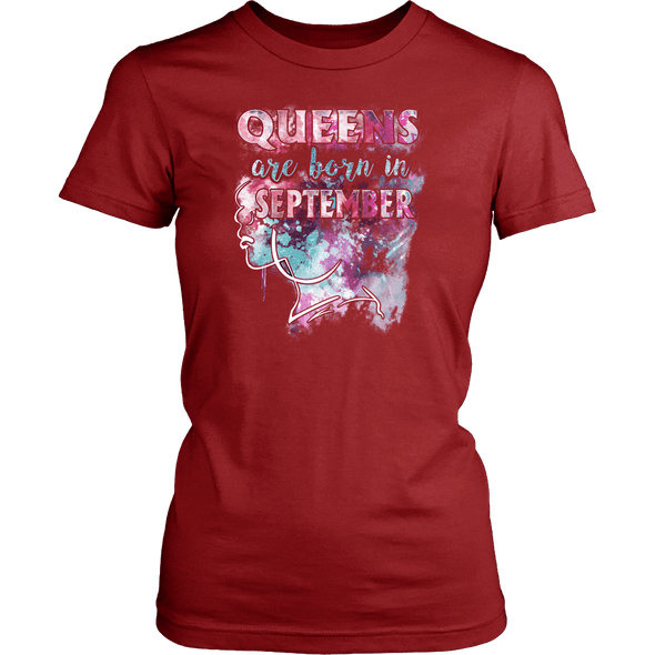 **Limited Edition** September Born Queen Front Print Shirt
