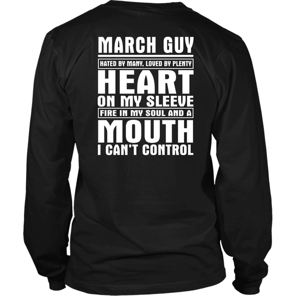 Limited Edition ***March Guy - Can't Control Mouth Back Print*** Shirts & Hoodies