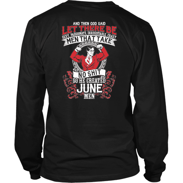 Limited Edition **God Created June Men** Shirts & Hoodies