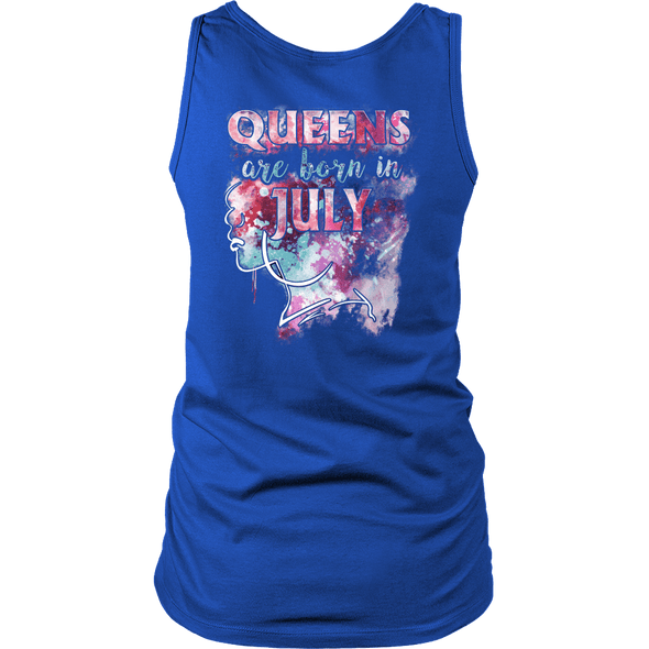 **Limited Edition** July Born Queen Back Print Shirt