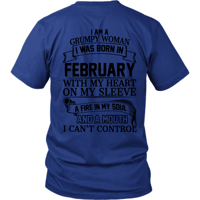 Limited Edition February Grumpy Women Black Back Print