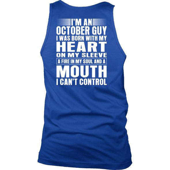 Limited Edition **October Guy Heart On Sleeve Back Print*** Shirts & Hoodies